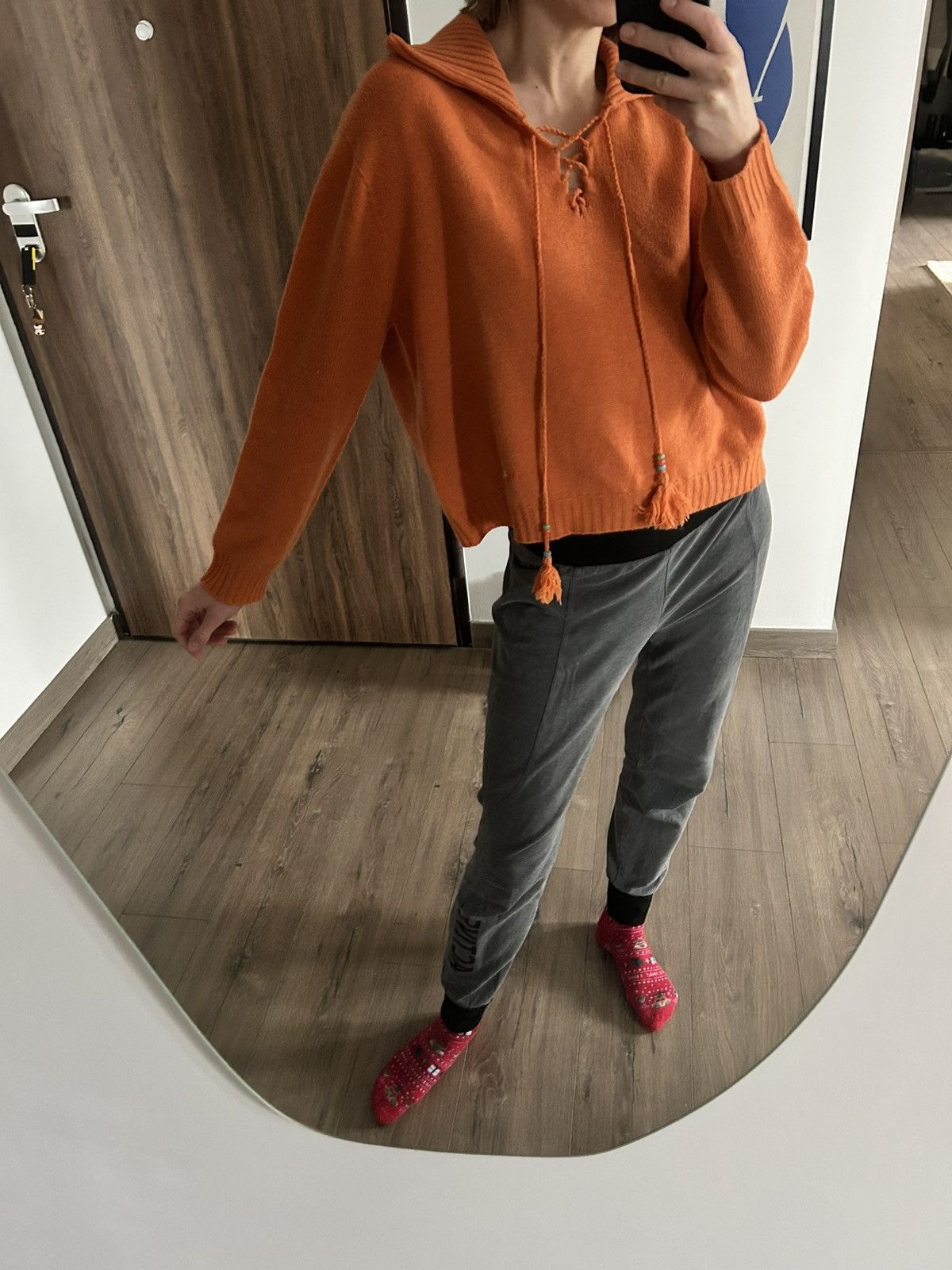 Alanui Alanui orange cashmere jumper S aztec Size S / US 4 / IT 40 - 11 Thumbnail