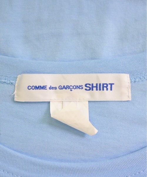 Comme des Garcons SHIRT T-Shirts Cotton Short Sleeve Plain Crewneck Light Blue Size US L / EU 52-54 / 3 - 8 Thumbnail