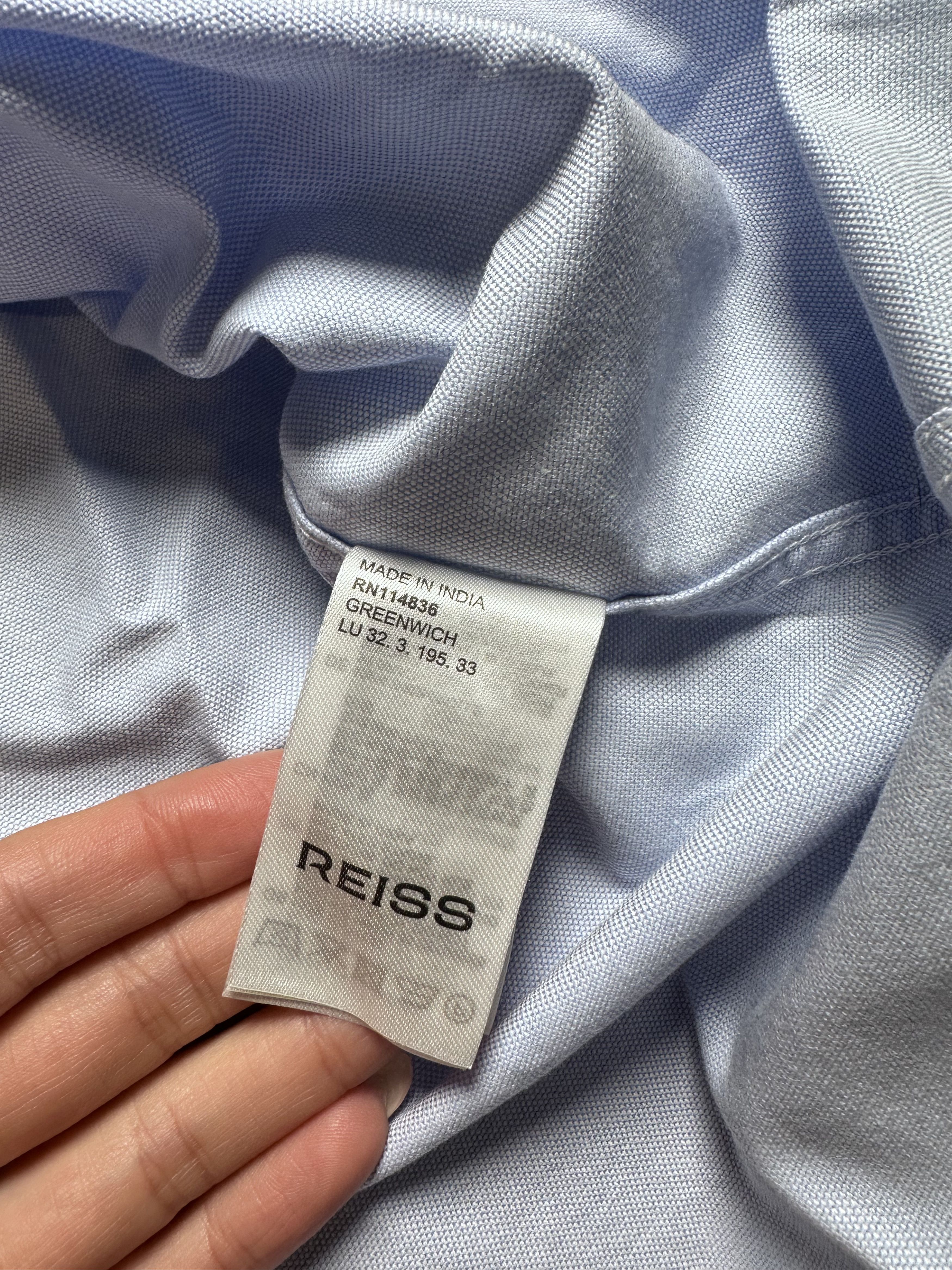 Reiss Reiss Greenwich Oxford Slim Fit Shirt Blue XXL Never Worn Size US XXL / EU 58 / 5 - 7 Thumbnail