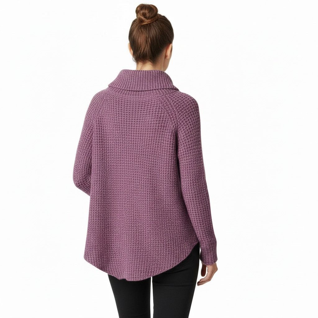 Free People Free People Purple Soft Knit Oversized Pullover Sweater, S Size S / US 4 / IT 40 - 5 Thumbnail