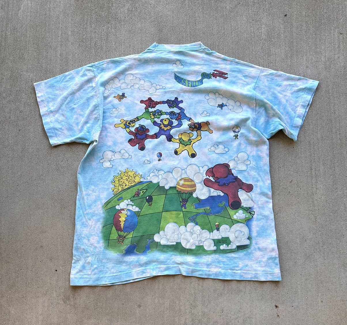 【LIQUID BLUE】90s GRATEFUL DEAD Tee Vintage 1990 Grateful Dead Olympic Velodrome T-shirt Full