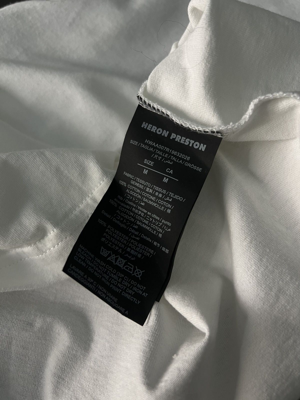 Heron Preston Heron Preston Prntd Aironi Fit Short Sleeve T-Shirt M Size M / US 6-8 / IT 42-44 - 10 Thumbnail