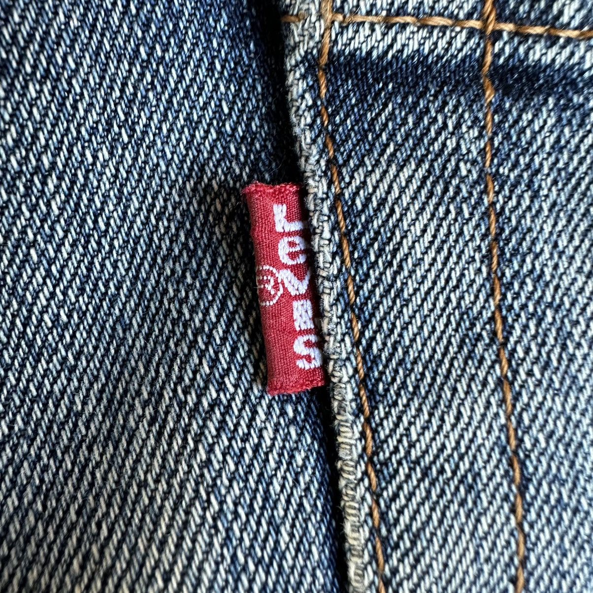 Levi's Levis 505 Distressed Blue Washed Vintage Denim 32x30 D578 Size US 32 / EU 48 - 9 Thumbnail