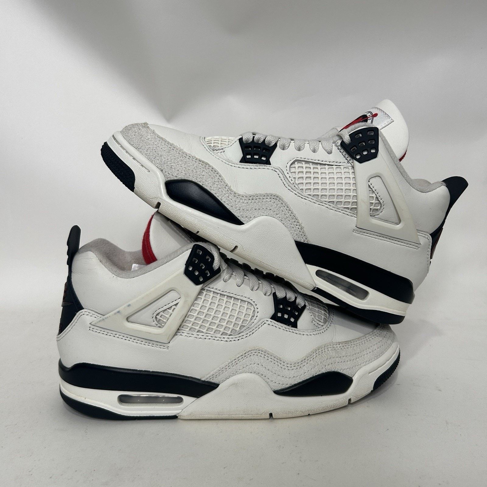 Jordan Brand Nike Air Jordan 4 Retro OG FC “Sail Black University Red” Size US 8 / EU 41 - 1 Thumbnail