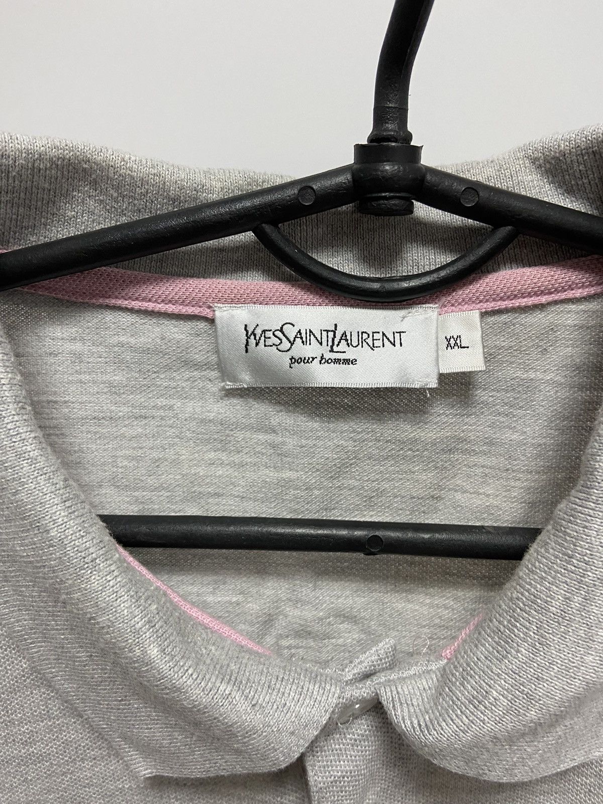 Other Yves Saint Laurent Vintage T-Shirt Polo Big Logo YSL Y2K Size US XXL / EU 58 / 5 - 4 Thumbnail
