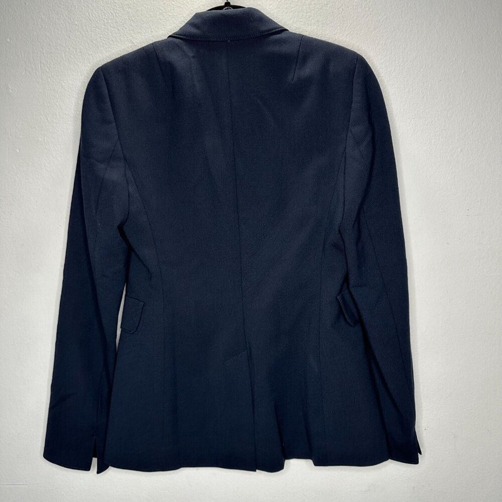 Akris Akris Punto Black Single Button Front Flap Pockets Blazer 2 Size XS / US 0-2 / IT 36-38 - 4 Thumbnail