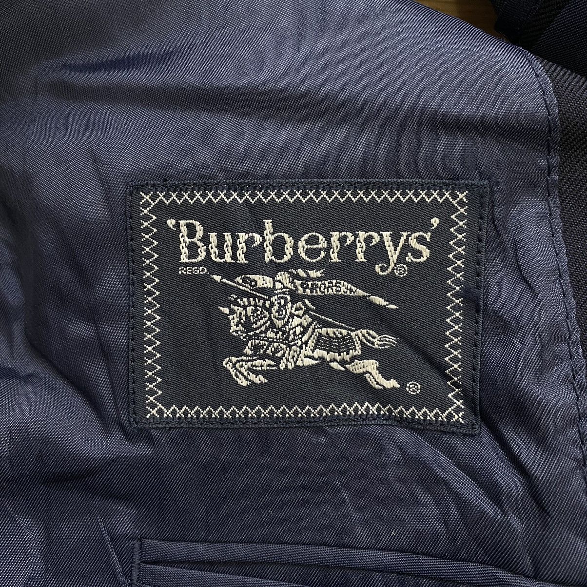 Burberry Vintage BURBERRYS London Hickory Stripes Navy Blazer Coat Size US M / EU 48-50 / 2 - 3 Thumbnail