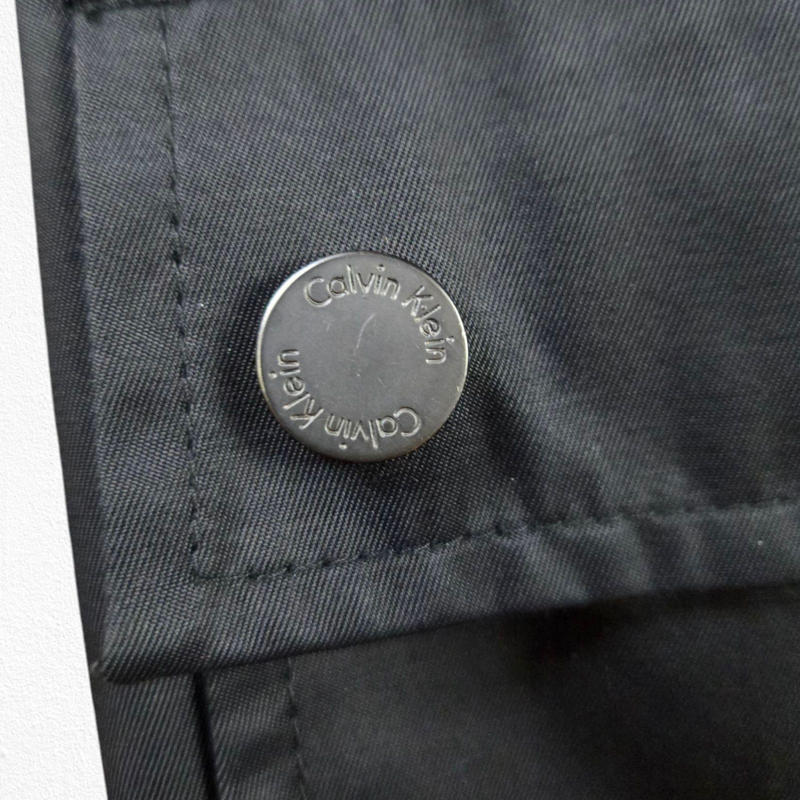 Calvin Klein Calvin Klein Black Minimal Rain Jacket Size Small Size S / US 4 / IT 40 - 6 Thumbnail