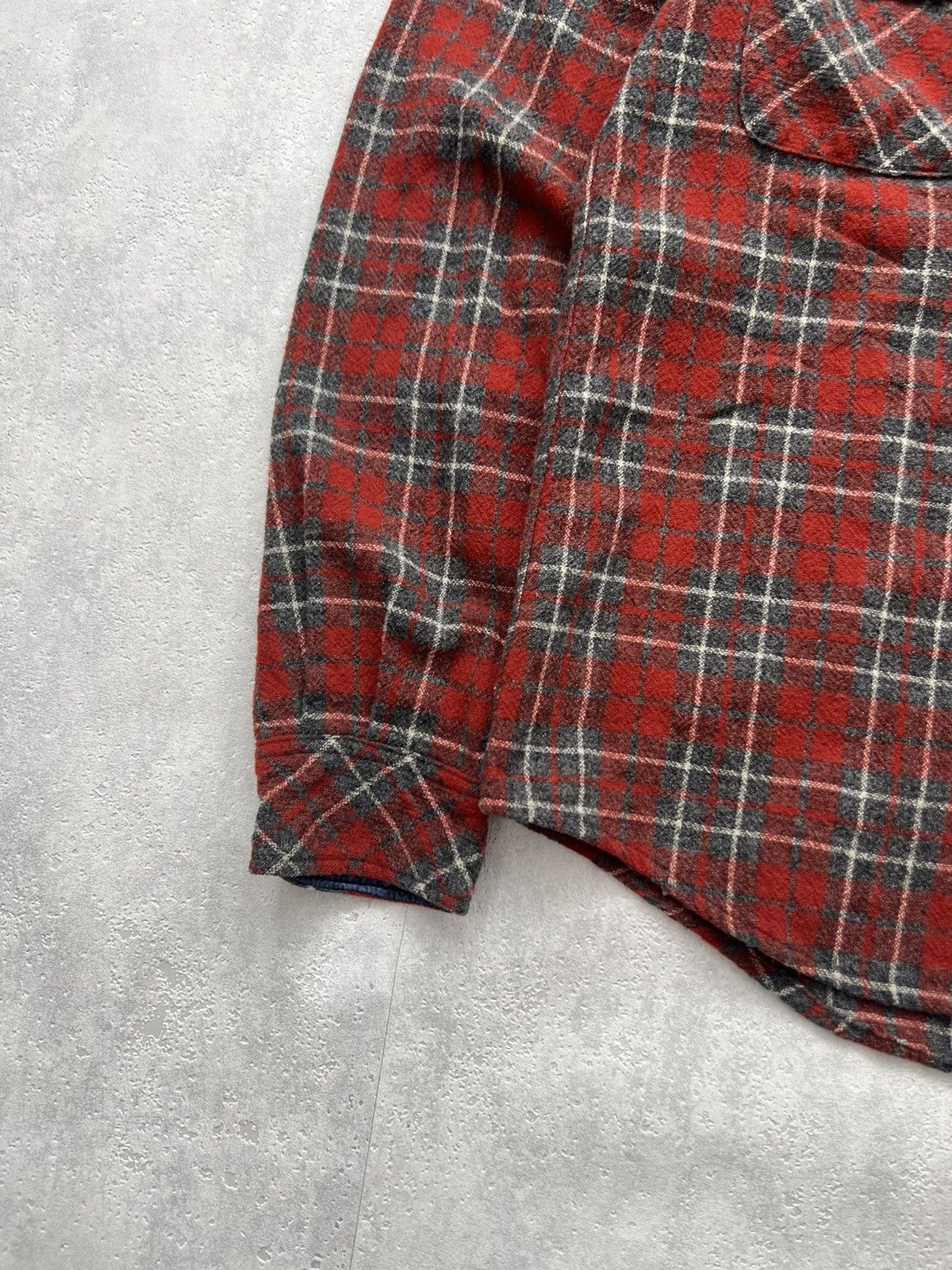 Hysteric Glamour 00's HYSTERIC GLAMOUR HEAVY WOOL FLANNEL CHECK TIMBER SHIRT Size US M / EU 48-50 / 2 - 3 Thumbnail