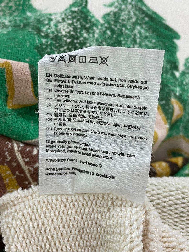 Acne Studios Acne studios Off-white printed hoodie 2502-Nextarrow Size US XXS / EU 40 - 6 Thumbnail