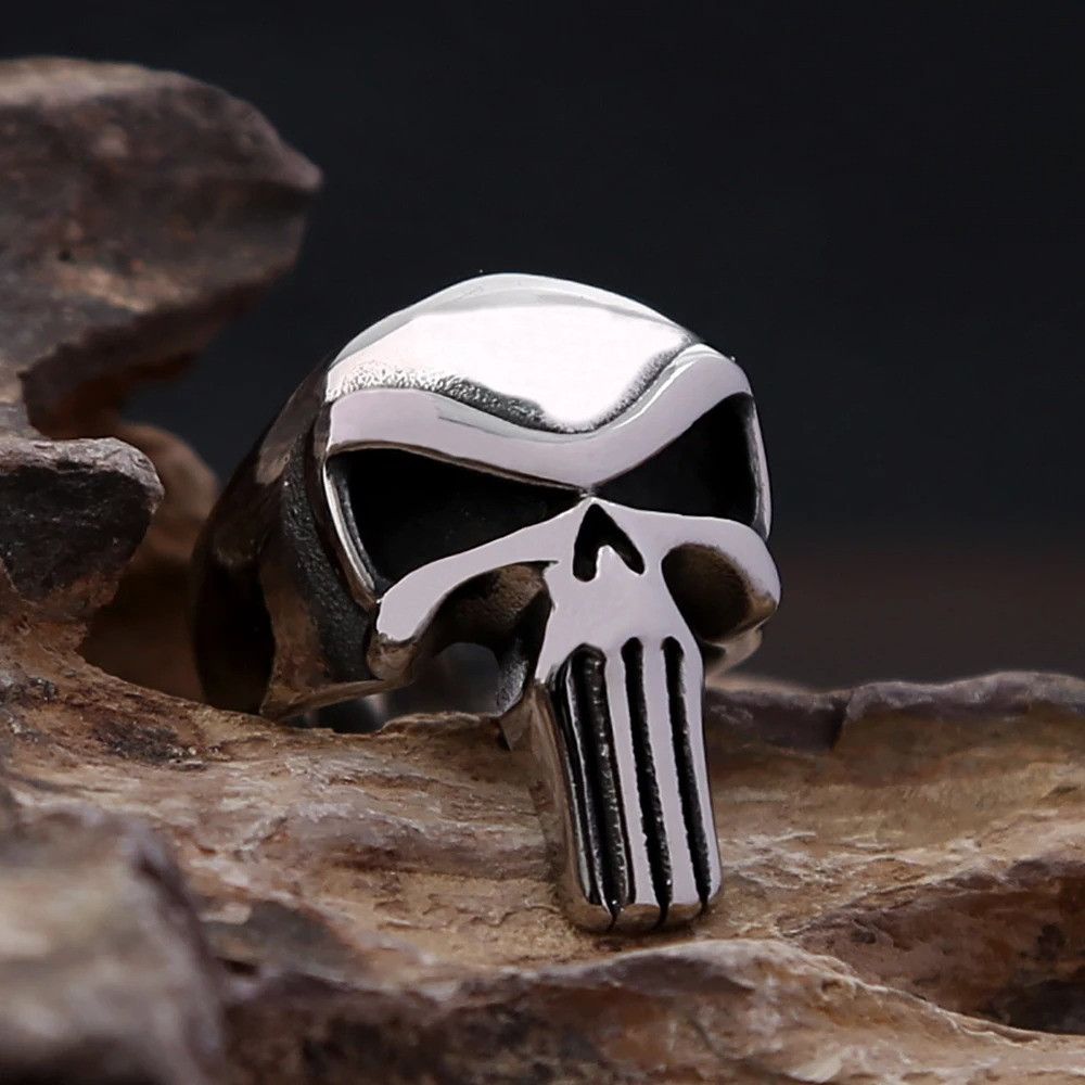 Other Stainless Steel Skull Ring Size ONE SIZE - 2 Thumbnail