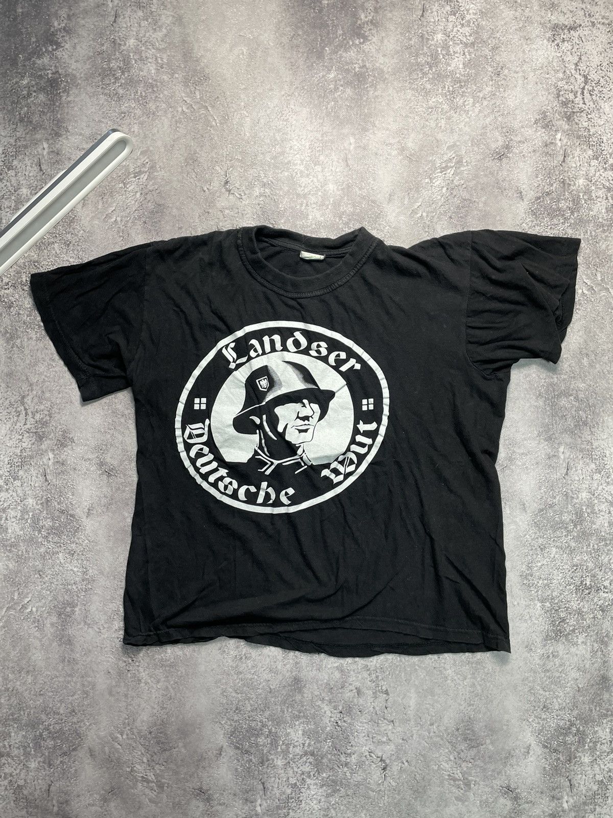 Band Tees Vintage 90s Landser OG Graphic T-Shirt Single Stitch Size US S / EU 44-46 / 1 - 1 Thumbnail