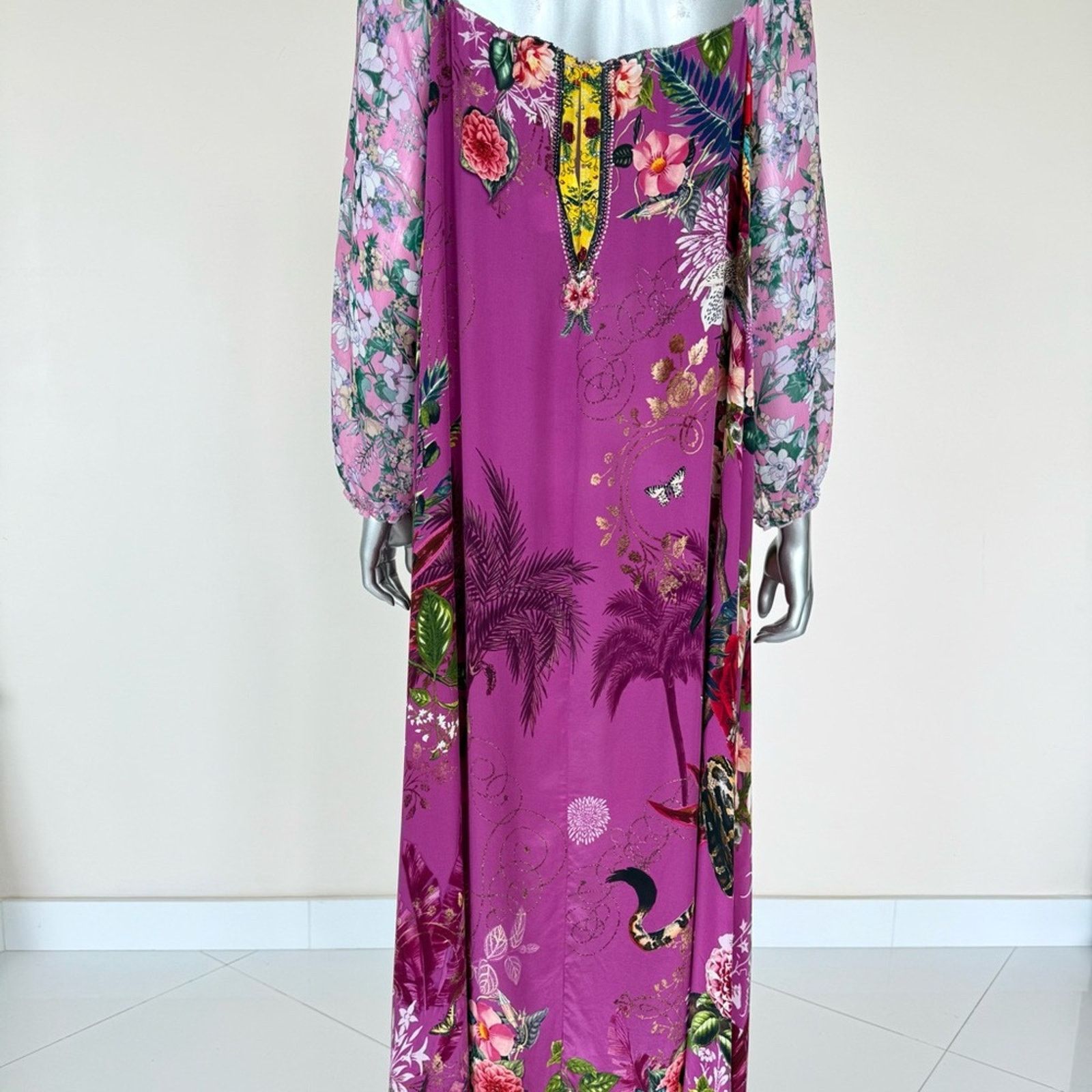 CAMILLA Camilla women long silk caftan One Size Authentic 850$ Size ONE SIZE - 8 Thumbnail