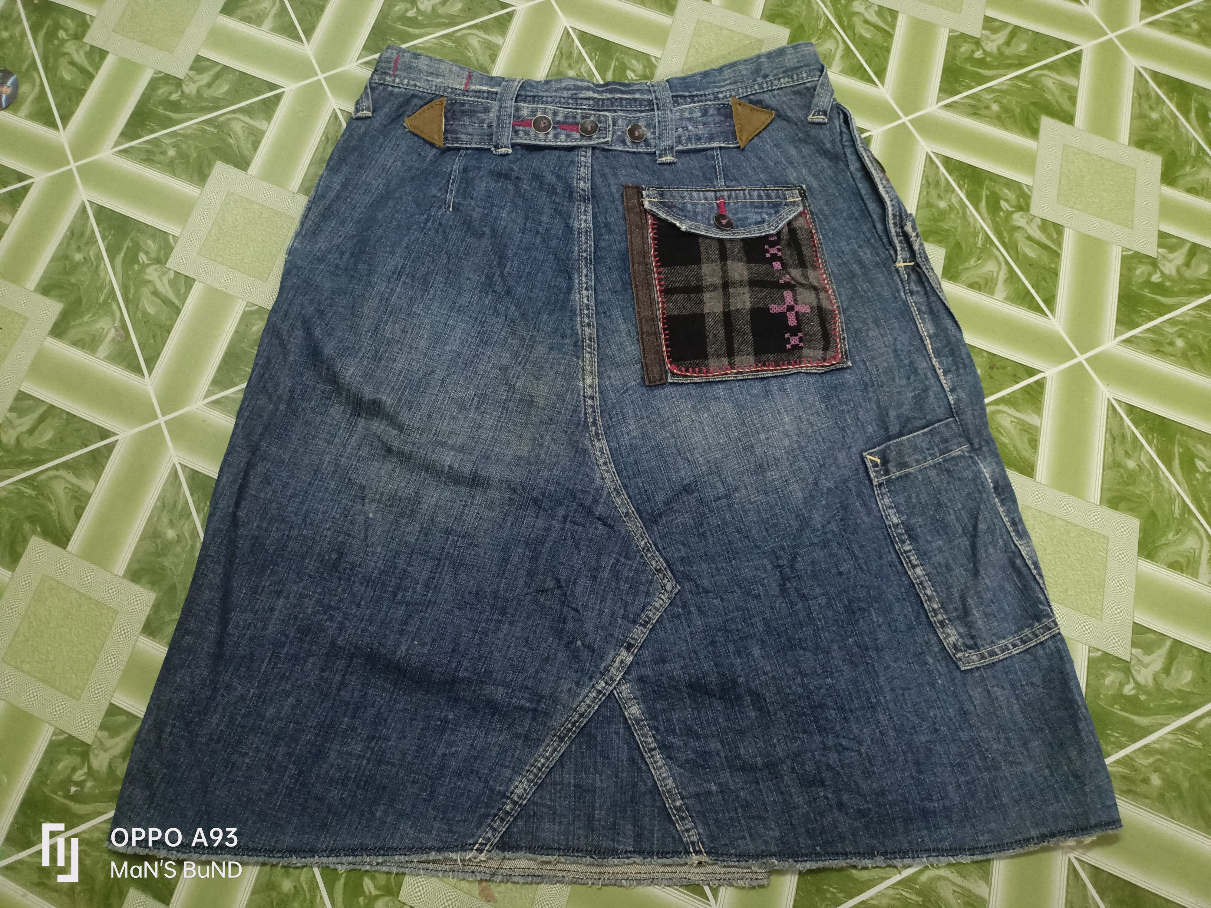 Japanese Brand × Vintage Vintage ANTGAUGE Skirt Denim Size 31" - 2 Thumbnail