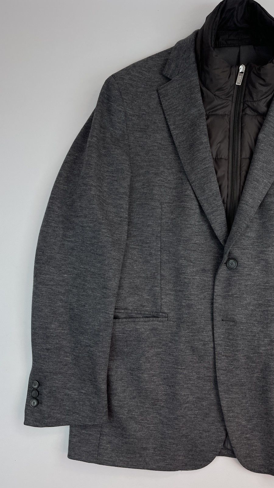 Boggi Boggi Milano Gray Blazer Size 48R - 3 Thumbnail