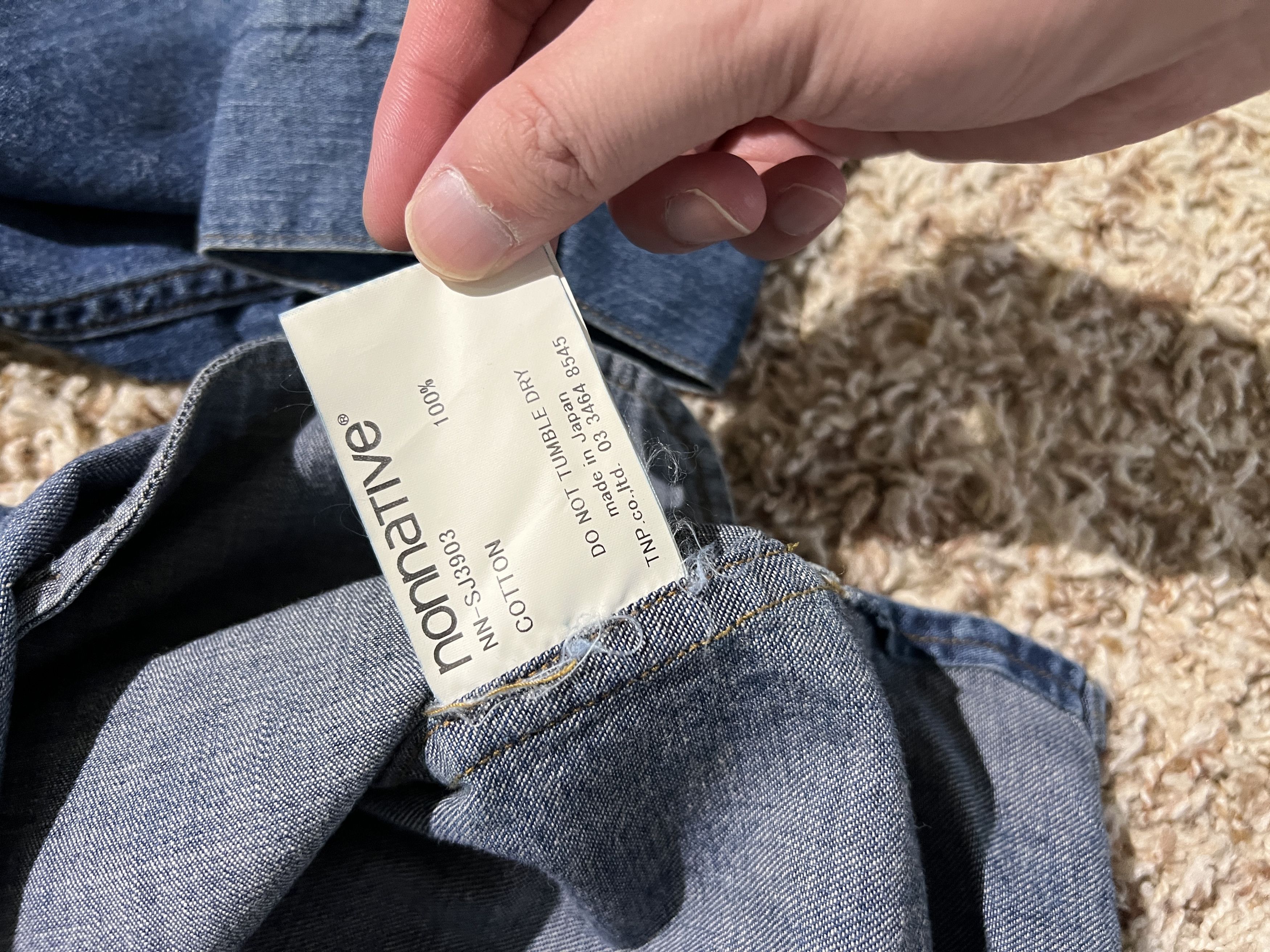 Nonnative nonnative TRUCKER L/S SHIRT JACKET COTTON 7.5oz DENIM Size US S / EU 44-46 / 1 - 3 Thumbnail