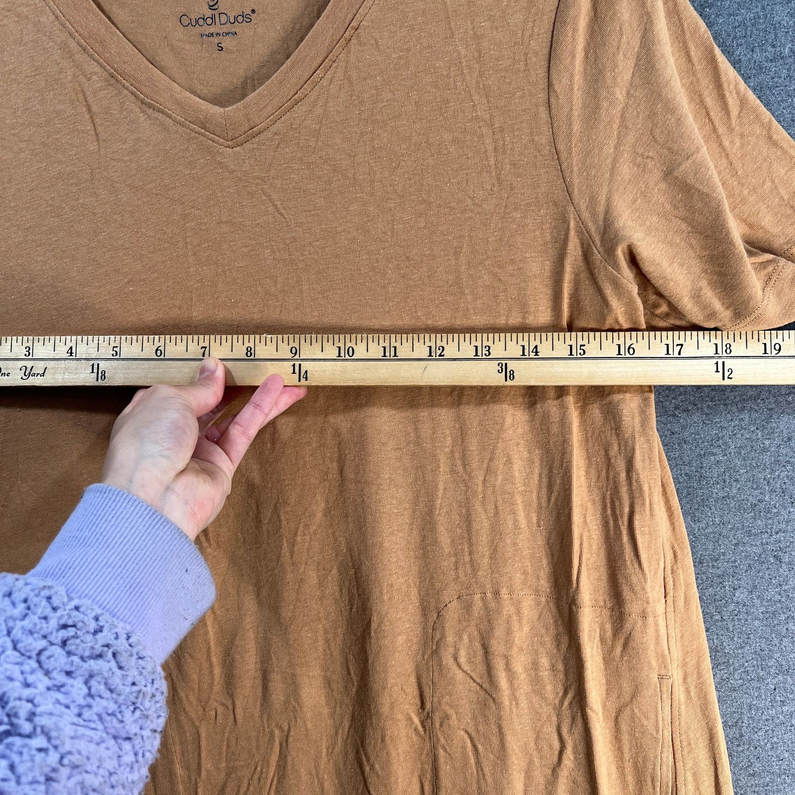 Other Cuddl Duds Cotton Core V-Neck Dress Honey Size Small Size S / US 4 / IT 40 - 7 Thumbnail