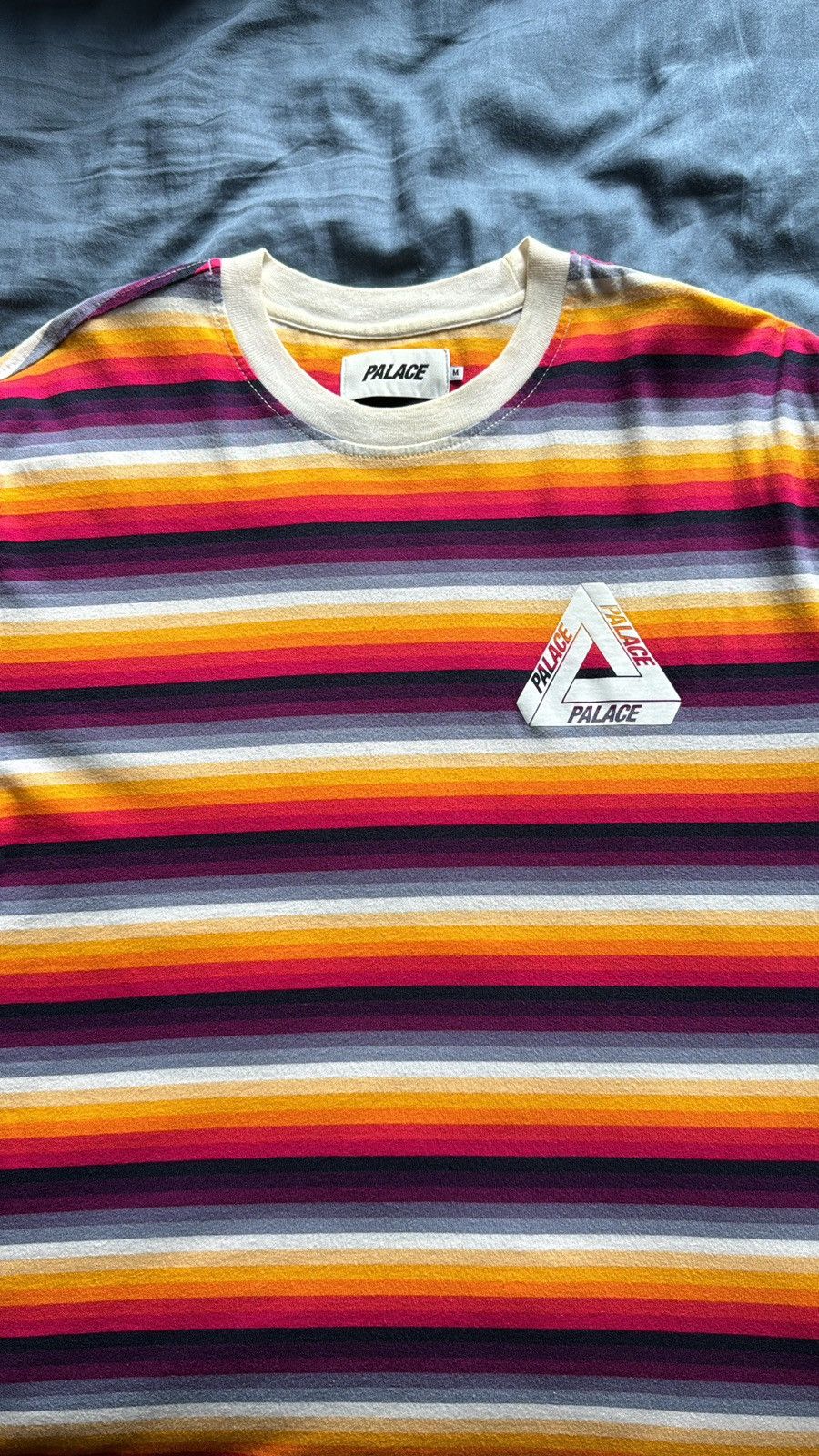 Palace Striped T Shirt | Grailed