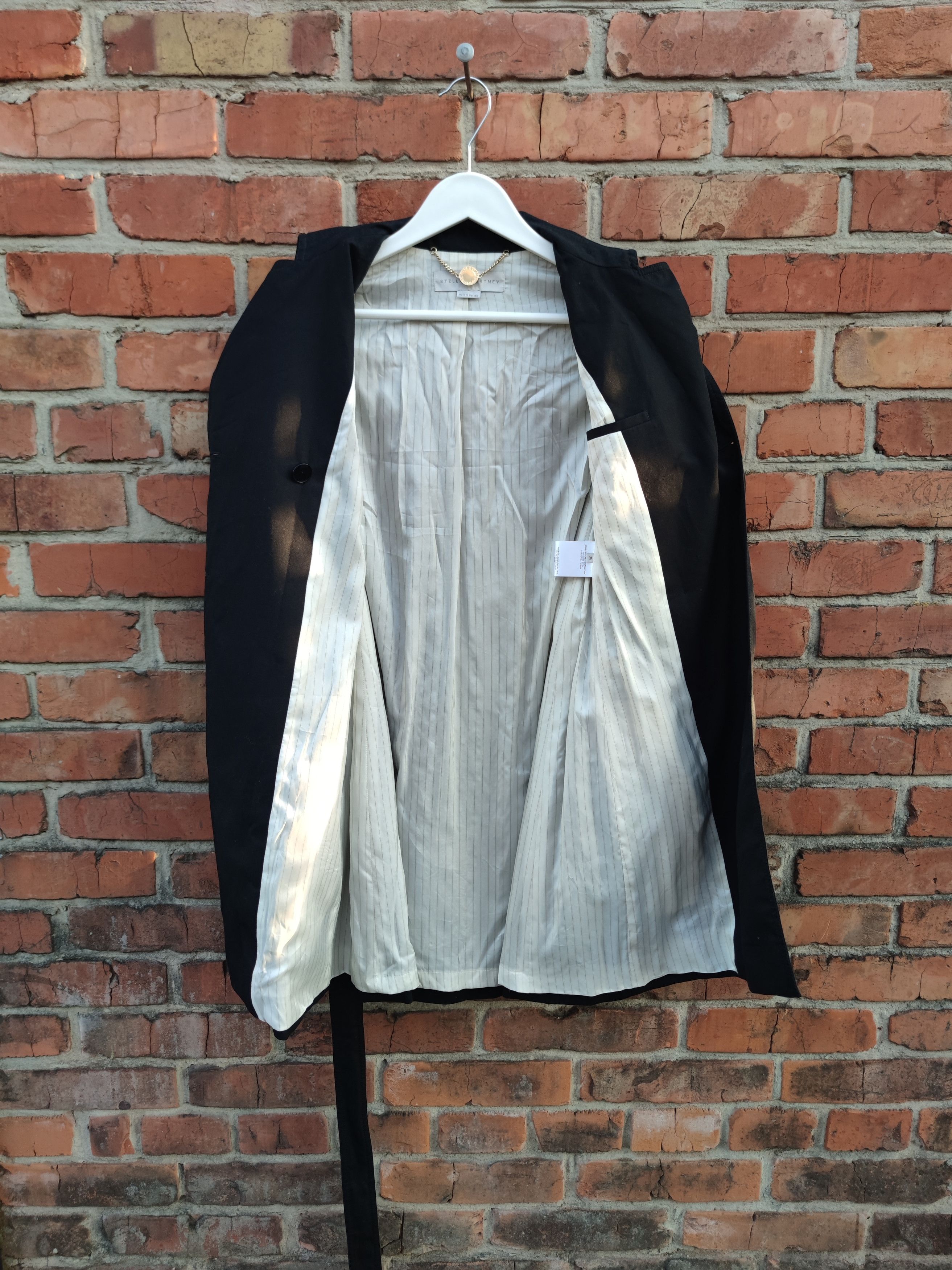 Stella McCartney Stella McCartney size 38 Black Trench Coat Size S / US 4 / IT 40 - 4 Thumbnail