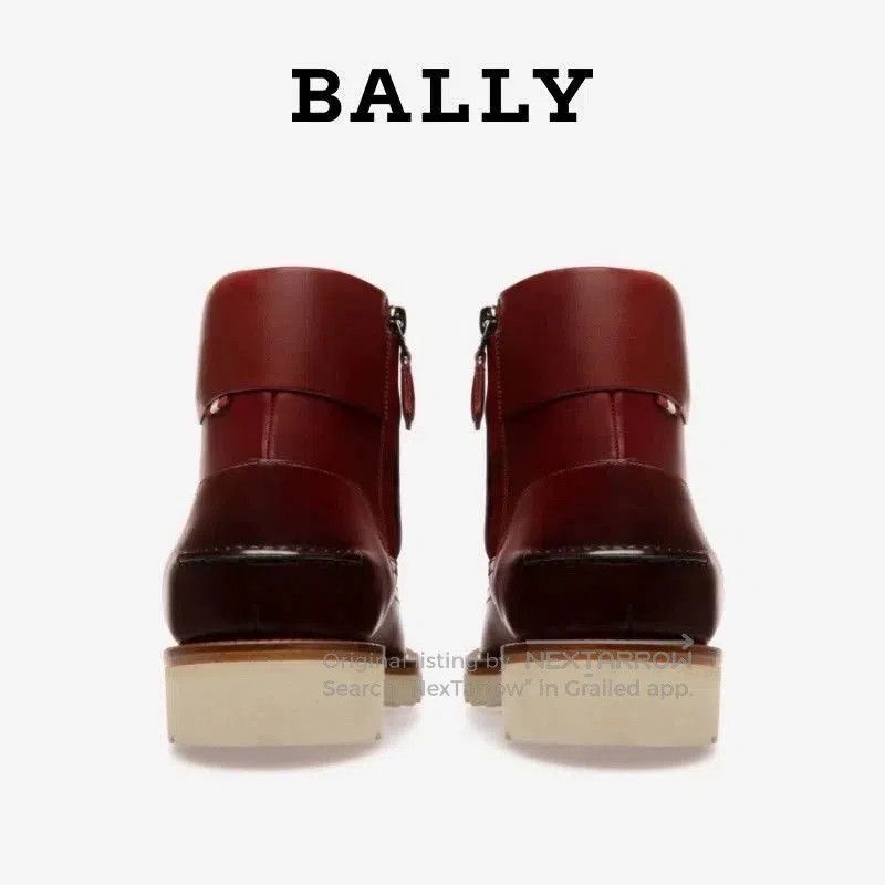 Bally Brown Leather Ankle Boots - Size 7. Size US 7 / EU 40 - 5 Thumbnail