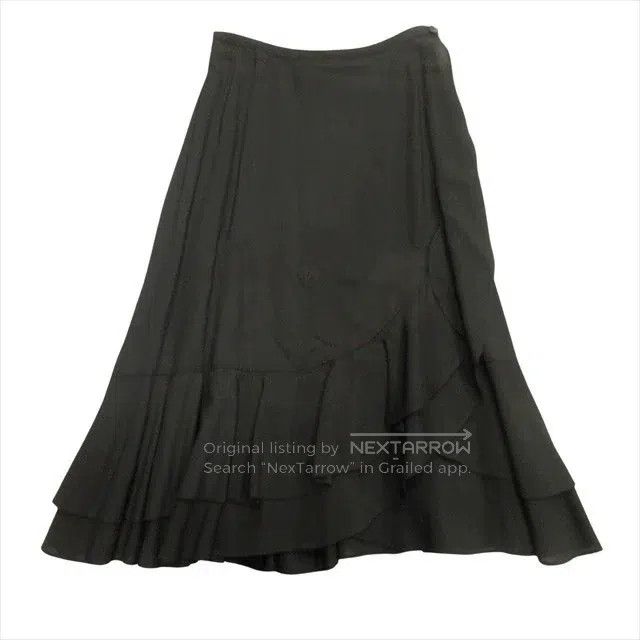 Comme des Garcons Comme Des Garcons size M Black wool bell-shaped pleated wr Size 23" - 1 Thumbnail