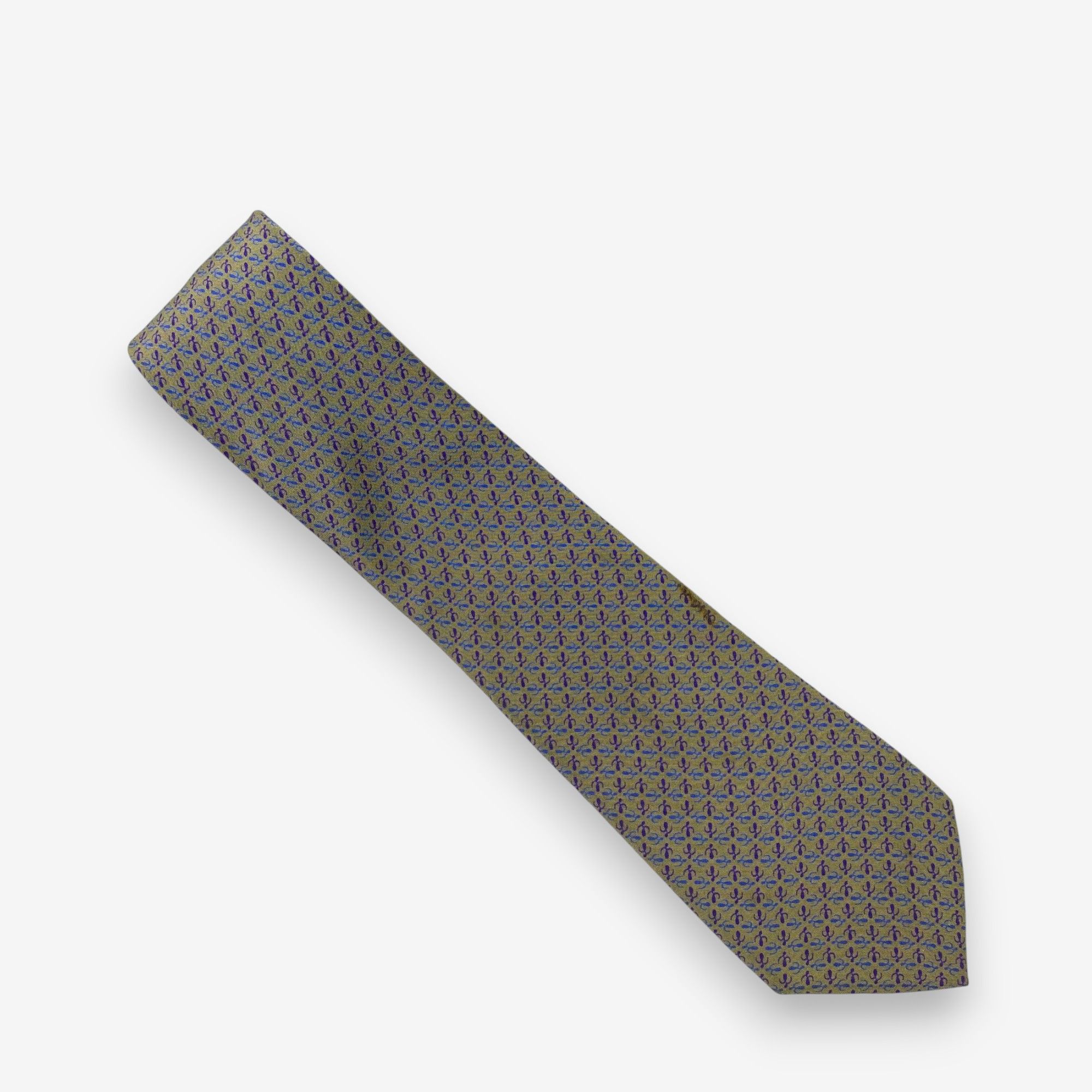 Loewe Vintage Loewe SILK Necktie Cravate Pure Silk Neck Tie Size ONE SIZE - 2 Thumbnail