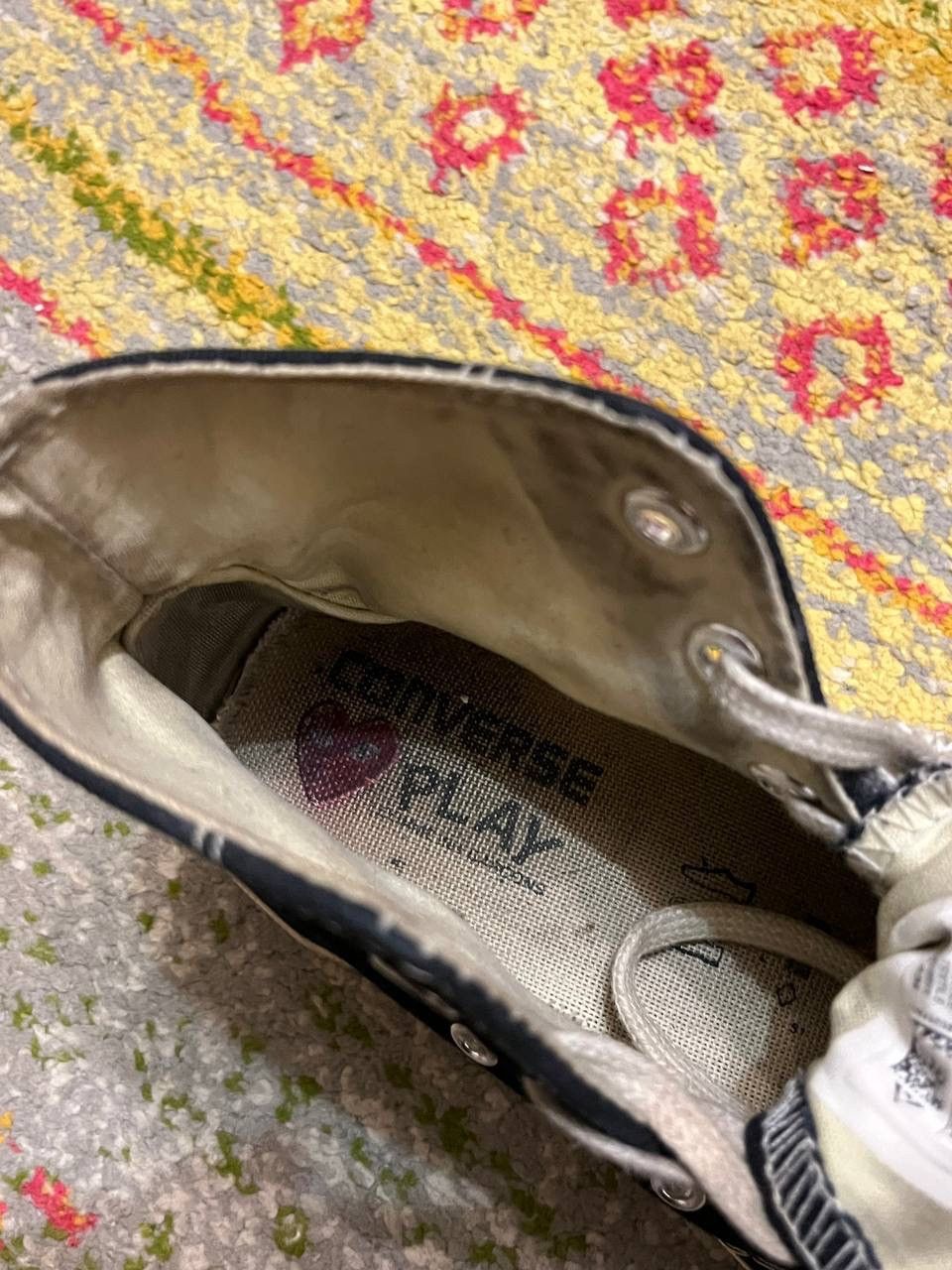 Comme des Garcons × Converse × Vintage Vintage Play Comme Des Garcons x Converse Chuck Taylor UK 5 Size US 7.5 / IT 37.5 - 6 Thumbnail
