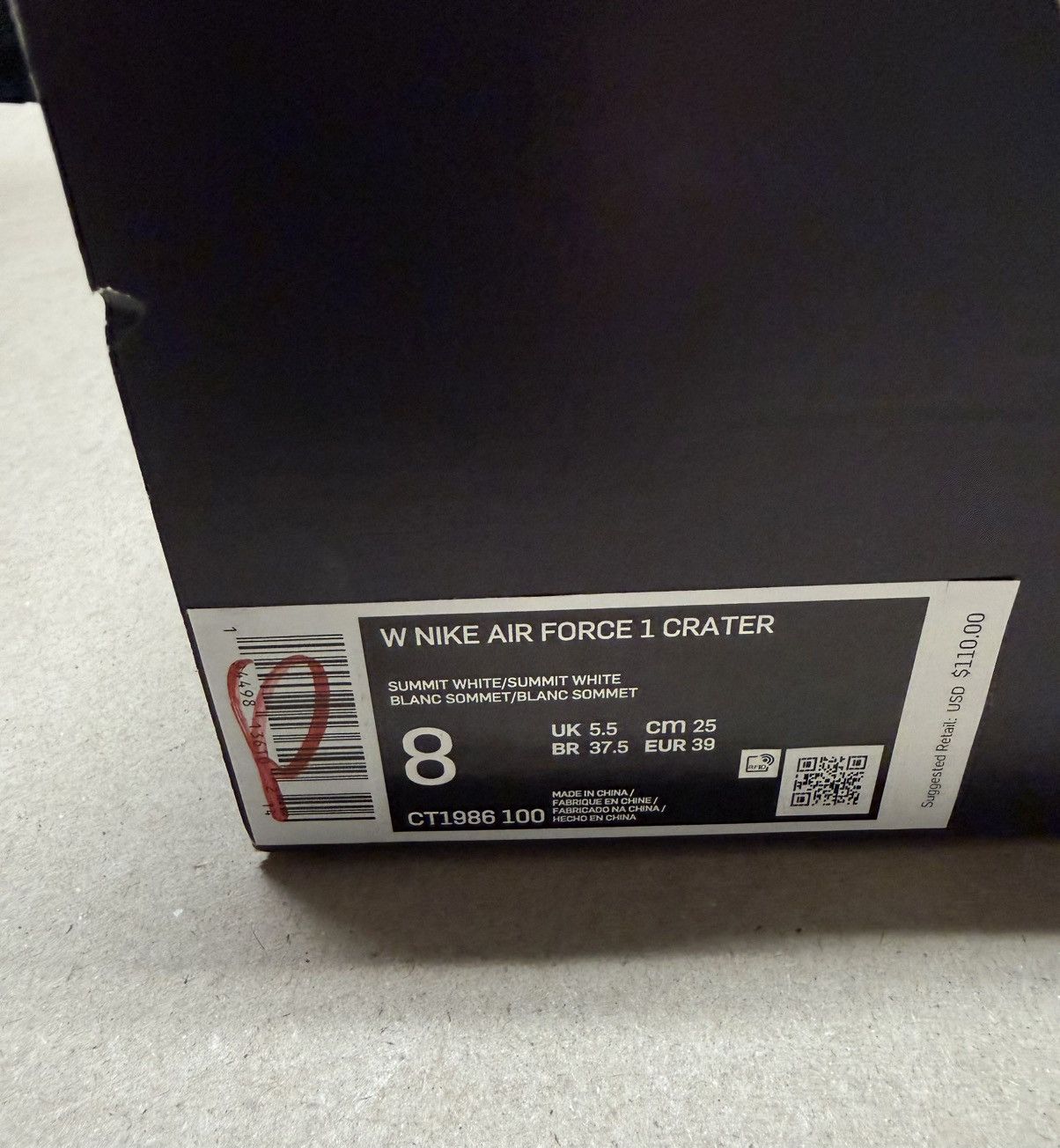 Nike Nike Air Force 1 AF1 Crater Summit White women’s sz 8 shoes Size US 8 / IT 38 - 6 Thumbnail