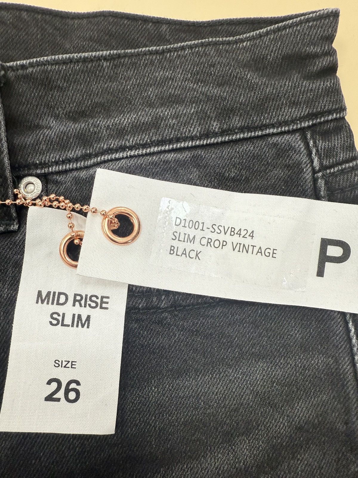 Other Purple Brand Slim Vintage Black Jeans Size 26" / US 2 / IT 38 - 3 Thumbnail