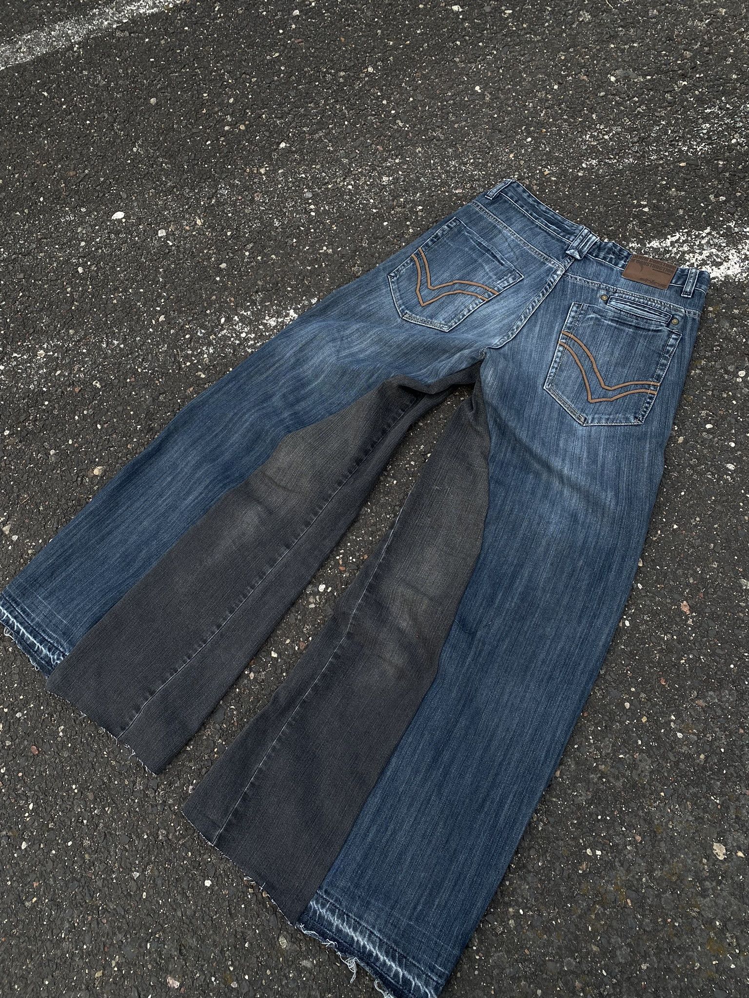 Kapital × Number (N)ine × Vintage Vintage repaired kapital apex twin inspired flared patchwork Size US 34 / EU 50 - 8 Thumbnail