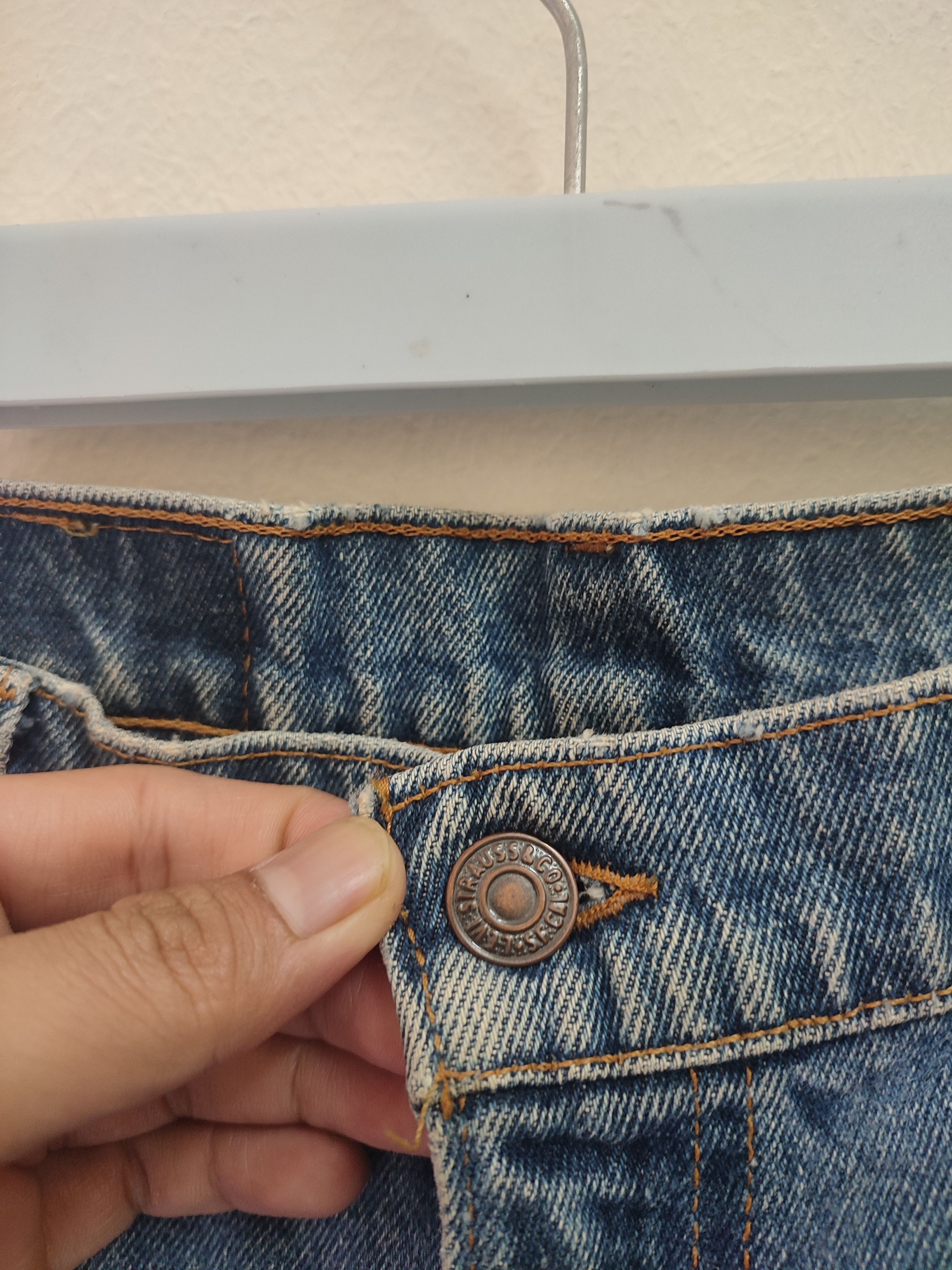 Levi's 💥Vtg Levi's 550 Orange Tab Jeans Size US 36 / EU 52 - 6 Thumbnail