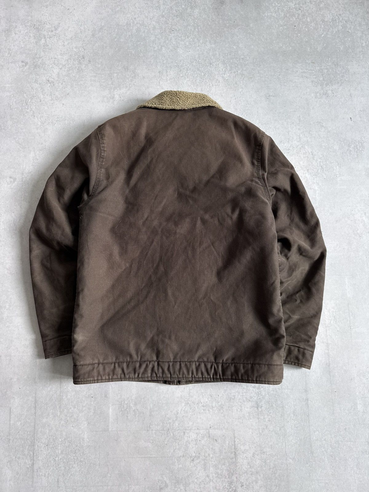 Carhartt Vintage Carhartt Sheffield Workwear Fleece Jacket Faded USA Size US M / EU 48-50 / 2 - 14 Thumbnail