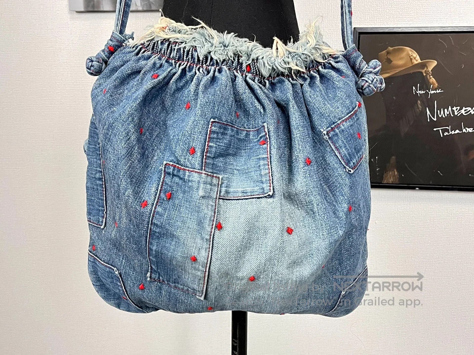 Undercover denim patchwork crossbody bag. Size ONE SIZE - 3 Thumbnail