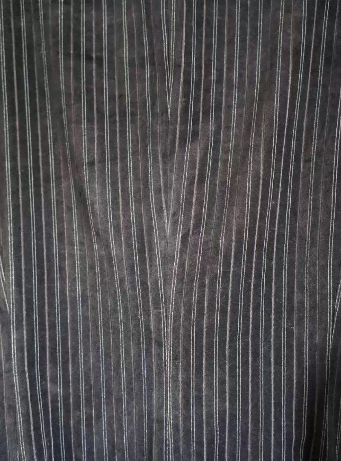 Yohji Yamamoto Yohji Yamamoto Purple Velvet Striped Suit 2412-Nextarrow Size US XL / EU 56 / 4 - 5 Thumbnail