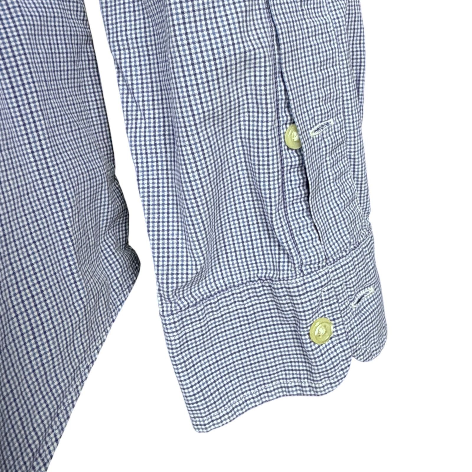 Ralph Lauren Ralph Lauren Vintage Men's L Blue Gingham Button Down Shirt Size US L / EU 52-54 / 3 - 5 Thumbnail