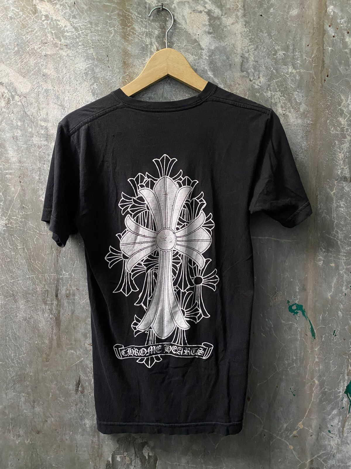 【Chrome Hearts】Cemetery T-shirt★半袖Tシャツ★Black Chrome Hearts Multicolour Cross Cemetery T-Shirt Black