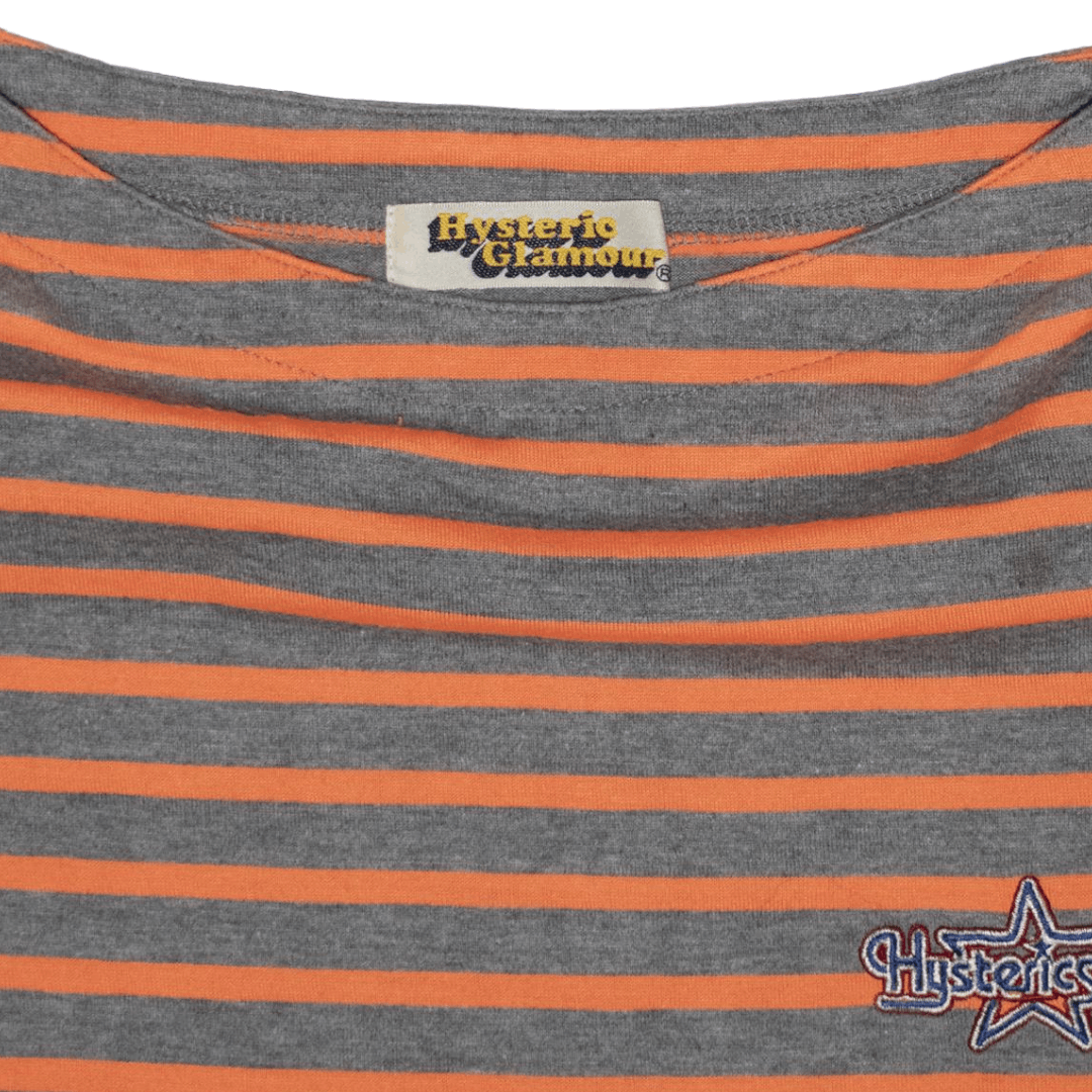Hysteric Glamour Hysteric Glamour Striped Star Logo Tee Size ONE SIZE - 2 Thumbnail