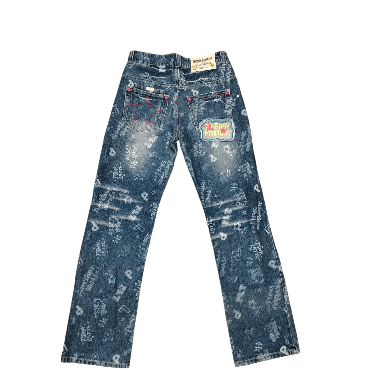 Other Pink Latte over print patch denim Size 30" / US 8 / IT 44 - 2 Thumbnail
