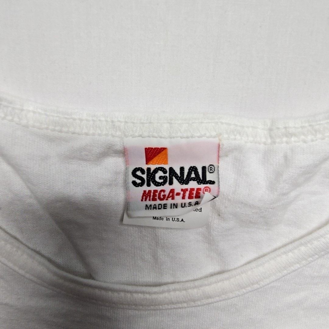 Signal Sport Vintage Mono Lake South Dakota Tank Top Test Print White L Size L / US 10 / IT 46 - 4 Thumbnail