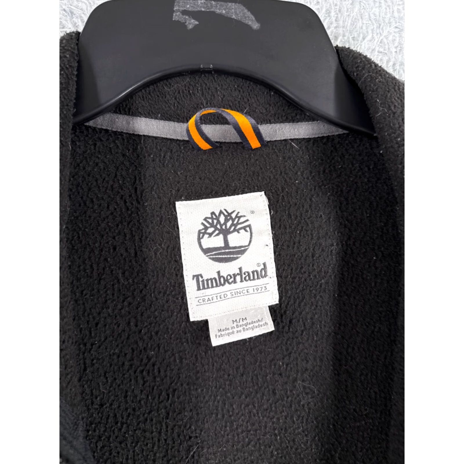 Timberland Timberland Jacket Women Medium Black Full Zip Fleece Pockets Mock Neck READ ME Size M / US 6-8 / IT 42-44 - 7 Thumbnail