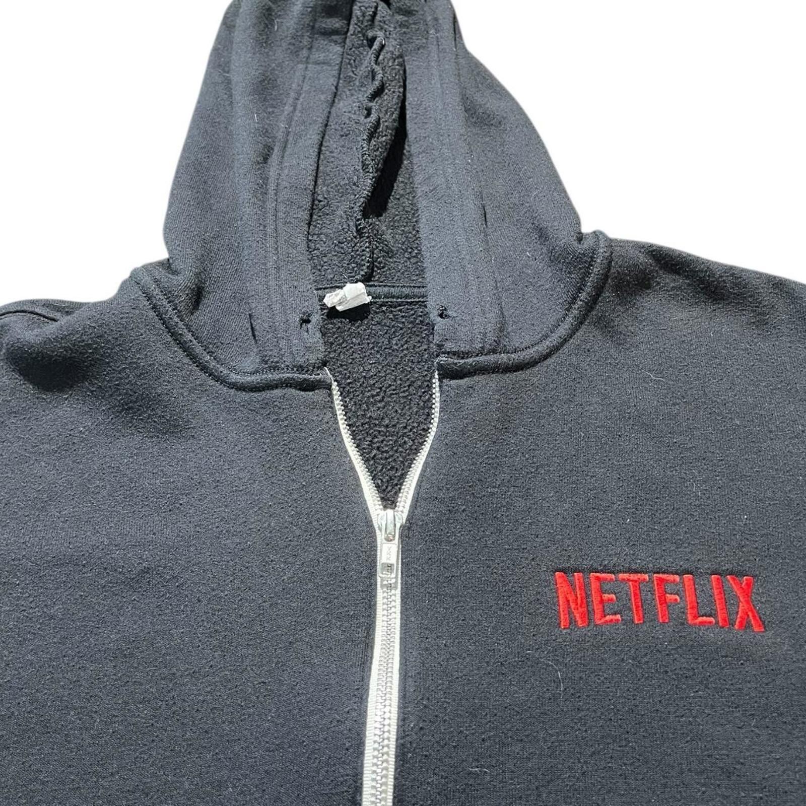 Other Netflix Promo Y2k Black Hoodie Size US XL / EU 56 / 4 - 3 Thumbnail
