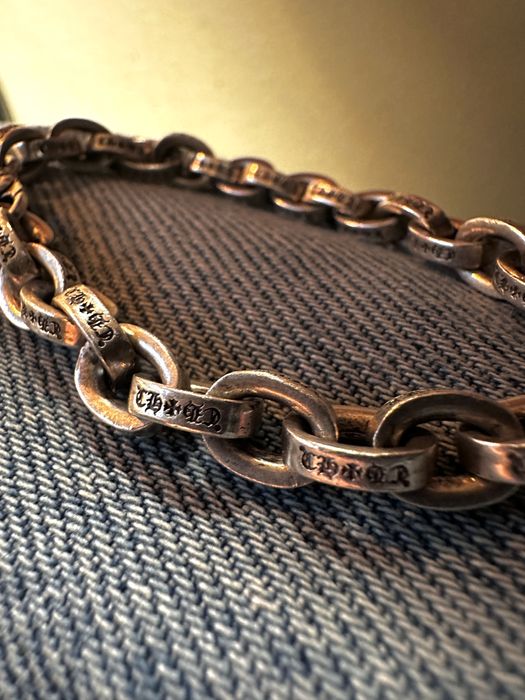 Chrome Hearts Chrome Hearts 8mm large paper chain bracelet 7 inch