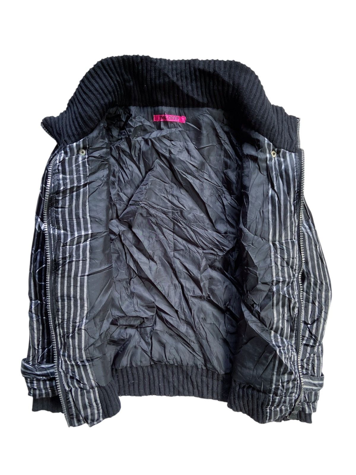 Japanese Brand JAPANESE PUNK DIG DEEP STRIPED JACKET Size US S / EU 44-46 / 1 - 9 Thumbnail