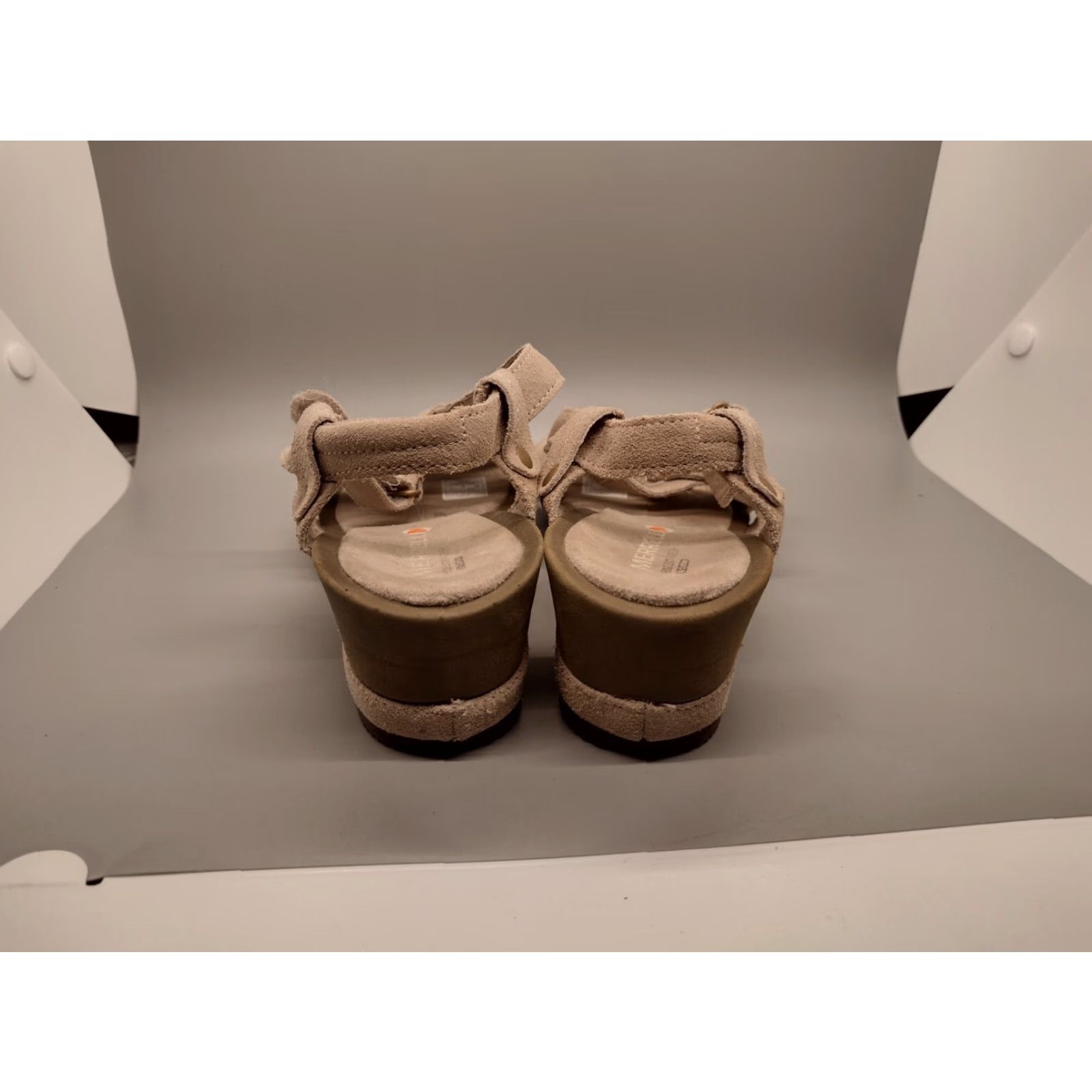 Merrell Merrell Women's Revalli Wedge Sandal Taupe 7 Comfort Slingback Slide Low Heel Size US 5 / IT 35 - 6 Thumbnail