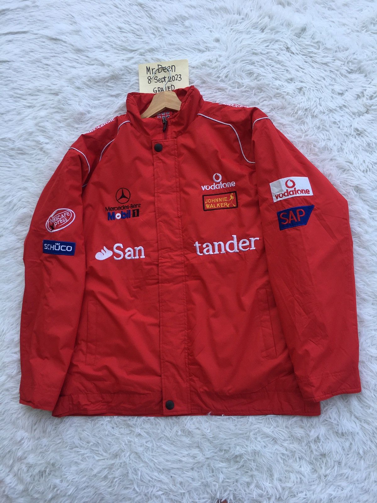 Formula 1 Rare Mercedes Benz x Johnie Walker Racing Jacket Size US XL / EU 56 / 4 - 5 Thumbnail