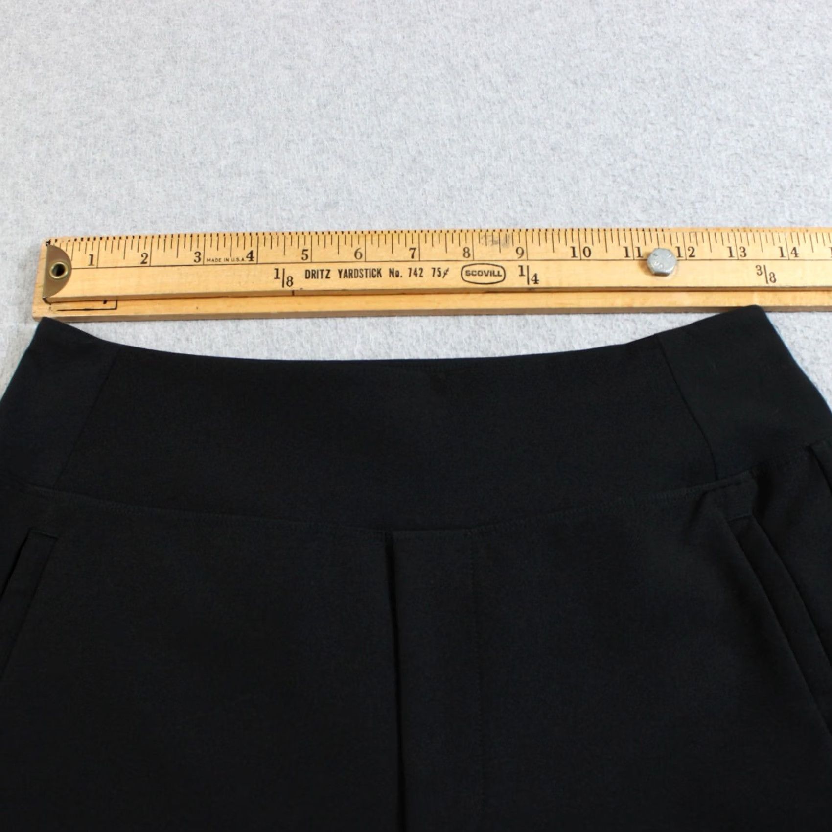 Athleta Athleta Pants Women 4 Black Ankle Straight Leg Elastic Waist Stretch Office Crop Women's Pants Size 27" / US 4 / IT 40 - 5 Thumbnail