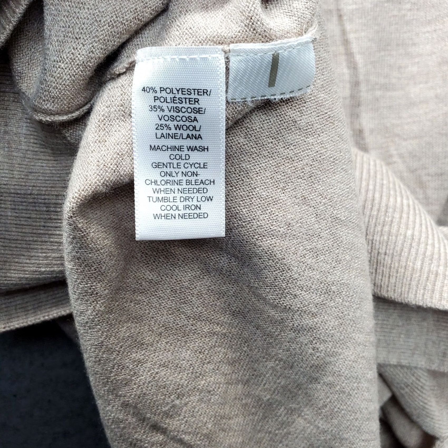 Loft LOFT Ann Taylor Cardigan Sweater Womens Size S Wool Blend Button Front EUC Tan Brown Knit Cardigan Women Size S / US 4 / IT 40 - 6 Thumbnail