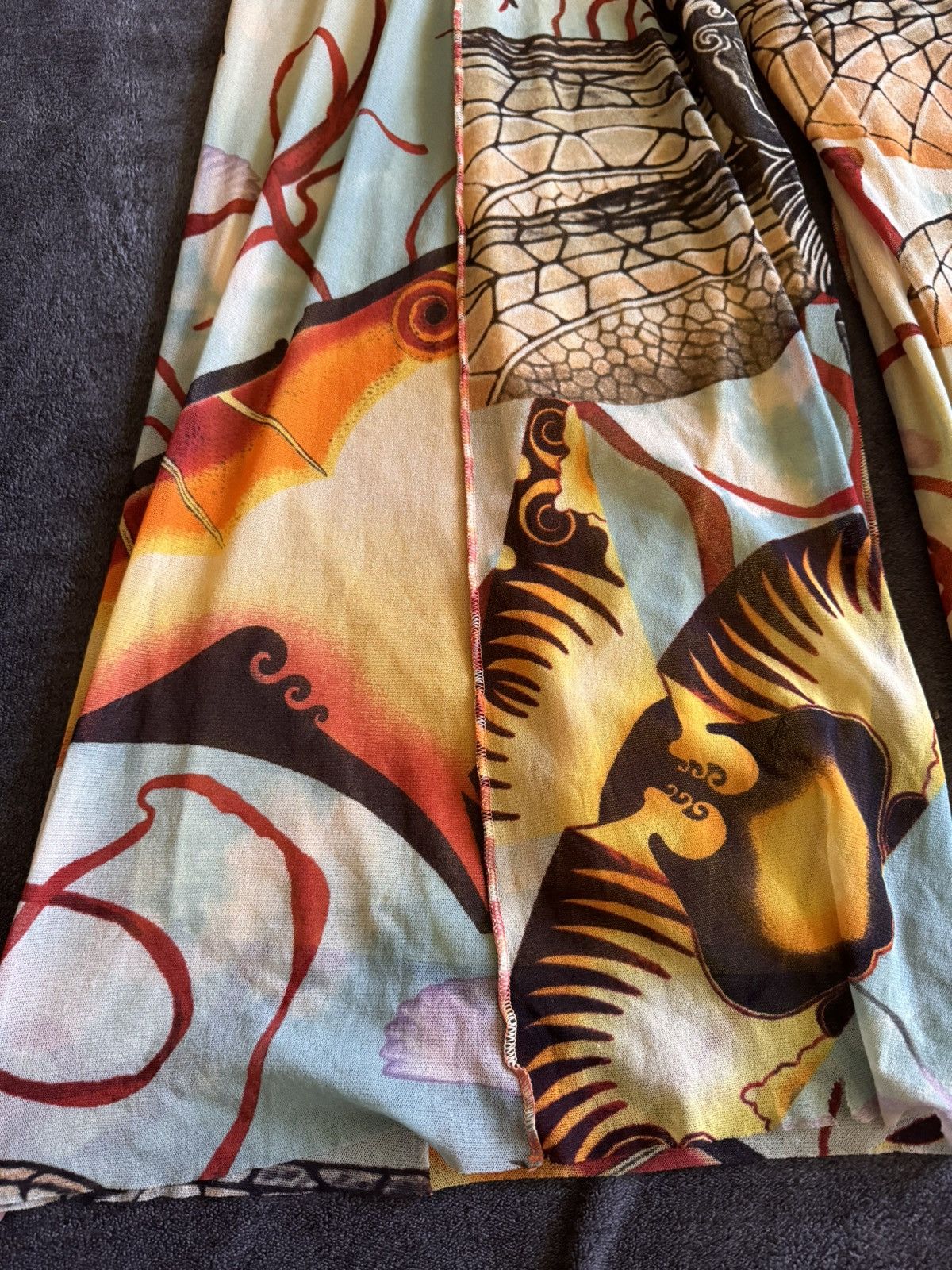 Jean Paul Gaultier Jean Paul Gaultier Woman's Maille Femme pants Mash Print Size 40" / US 18 - 13 Thumbnail