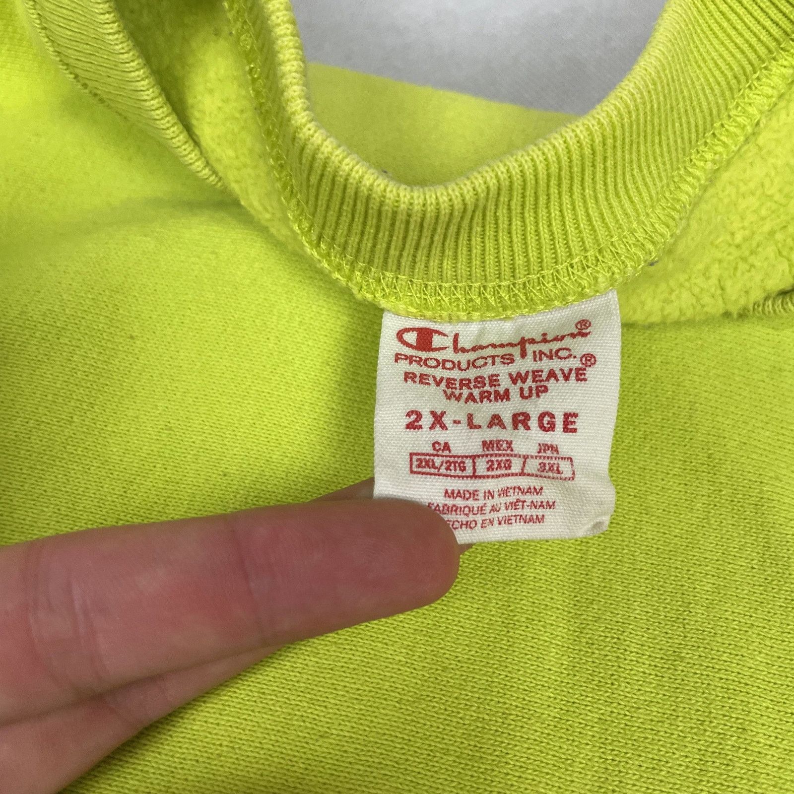 Champion Champion Reverse Weave Men's Green Sweatshirt 2XL Size US XXL / EU 58 / 5 - 5 Thumbnail