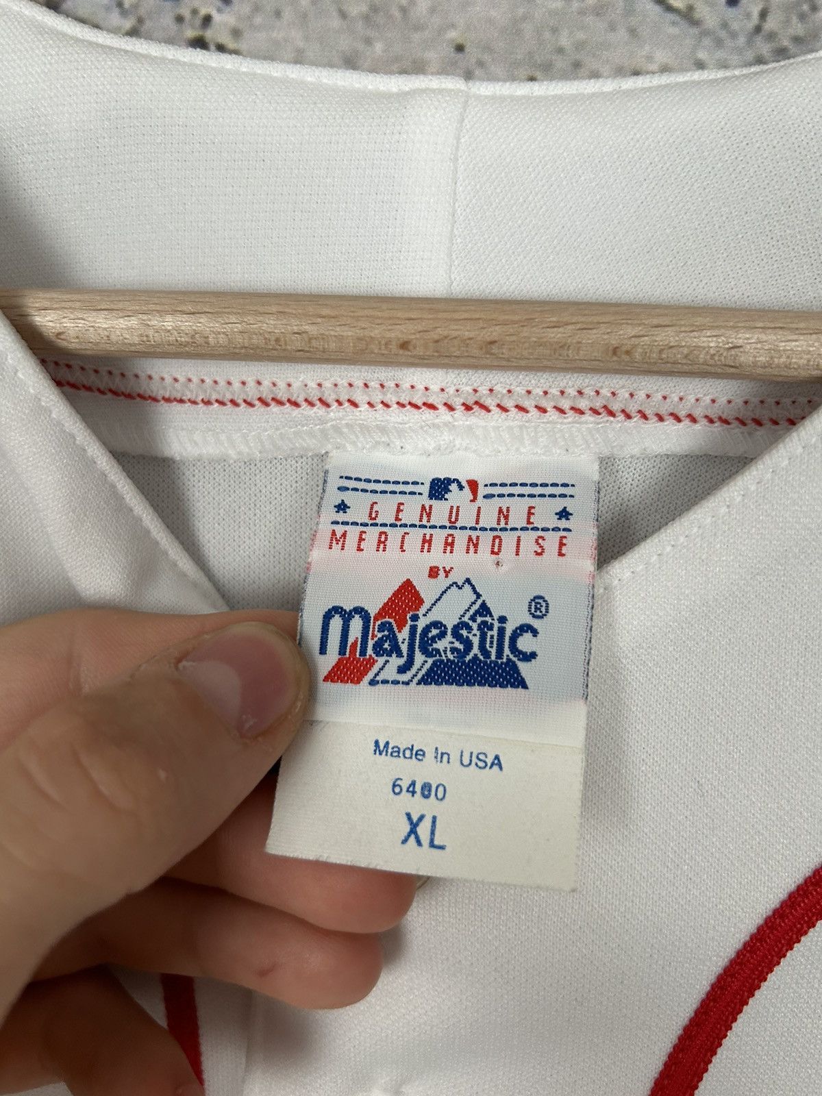 MLB Vintage Boston Red Sox MLB Jersey Shirt 90s Made in USA Size US XL / EU 56 / 4 - 6 Thumbnail